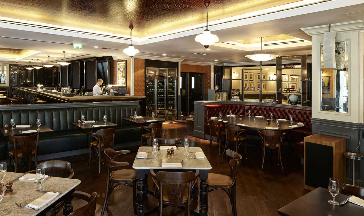 Inside the dining room at Reform Social & Grill